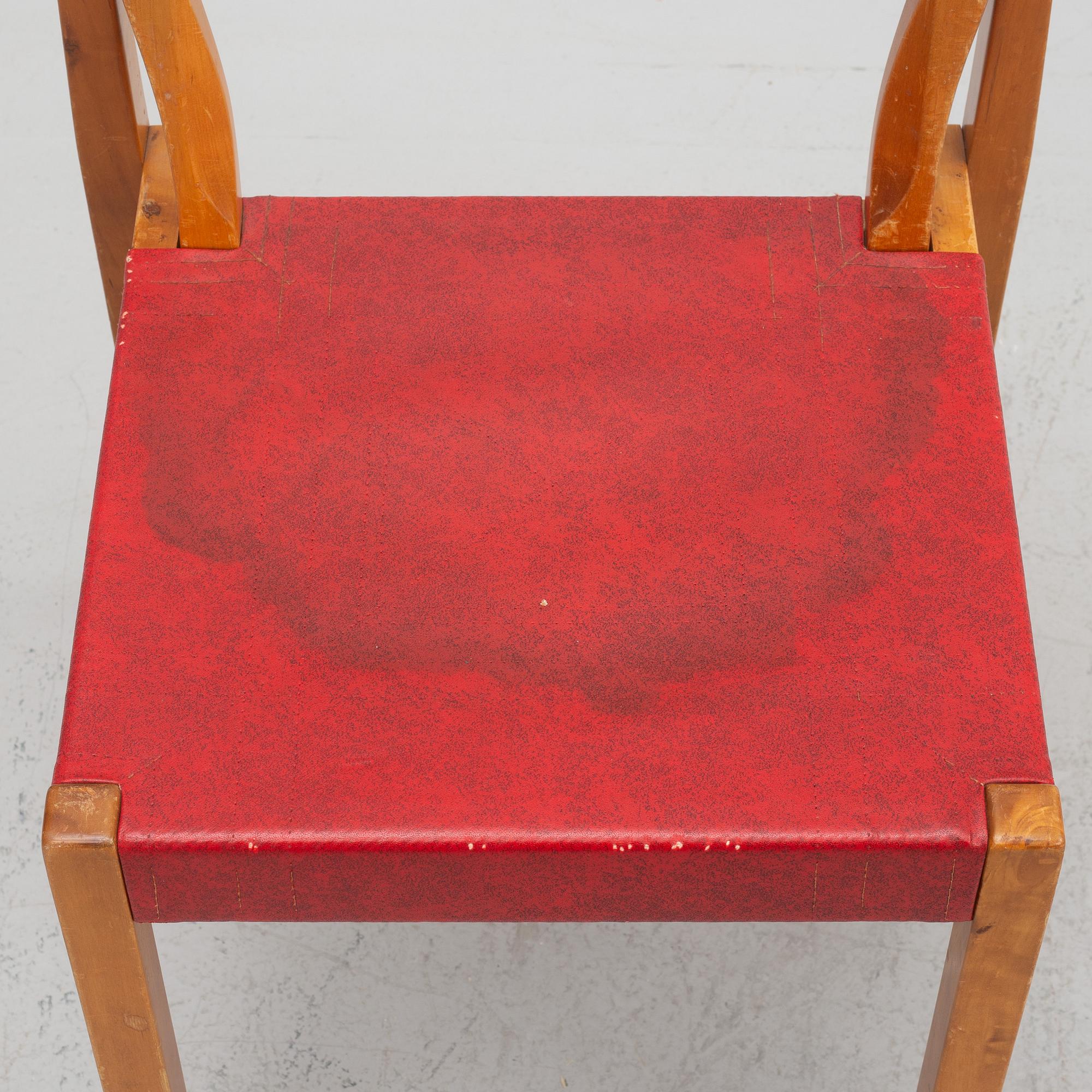 Three chairs from Gemla, Diö, mid 20th century.