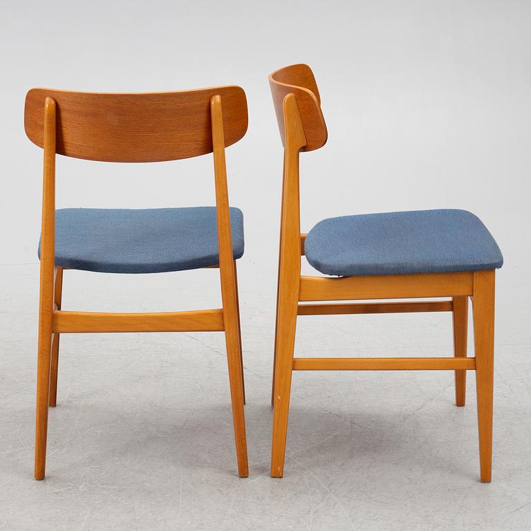 Tage Olofsson, stolar, 4 st, teak, 1960-tal.