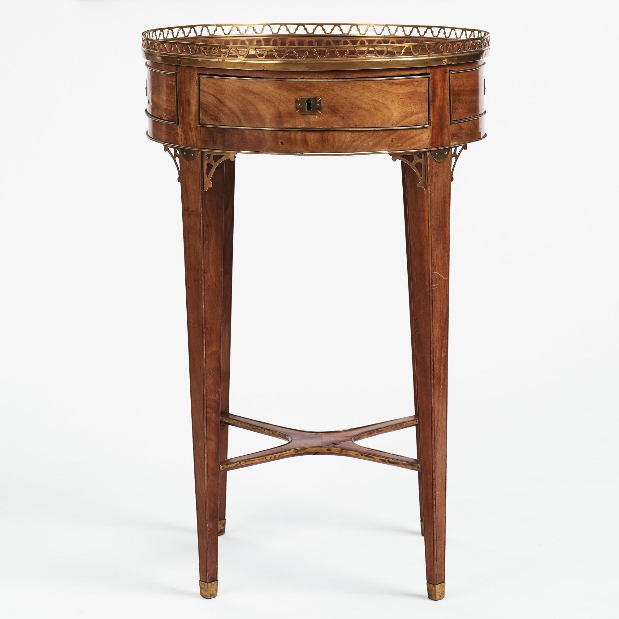 Bord, tillskrivet Carl Diedric Fick (mästare 1776-1806 i Stockholm), Sengustavianskt.