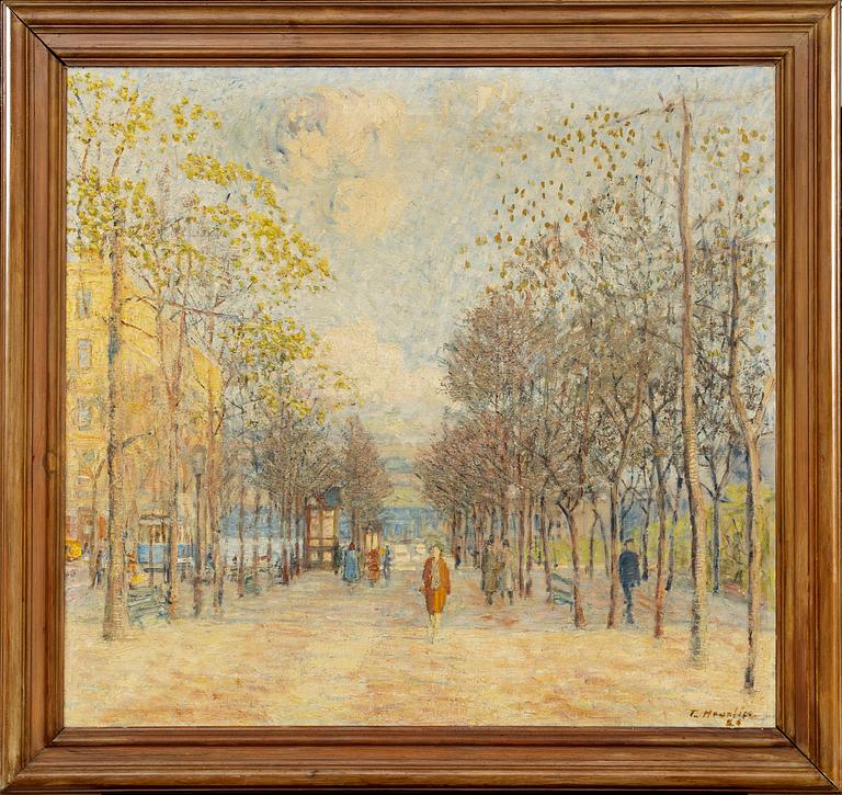 THEODOR HEURLIN, oil on canvas signed and dated 26.