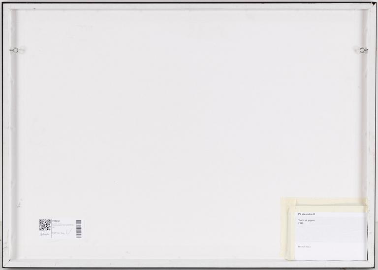 PETER WEISS, ink on paper, signed Weiss and dated 46.