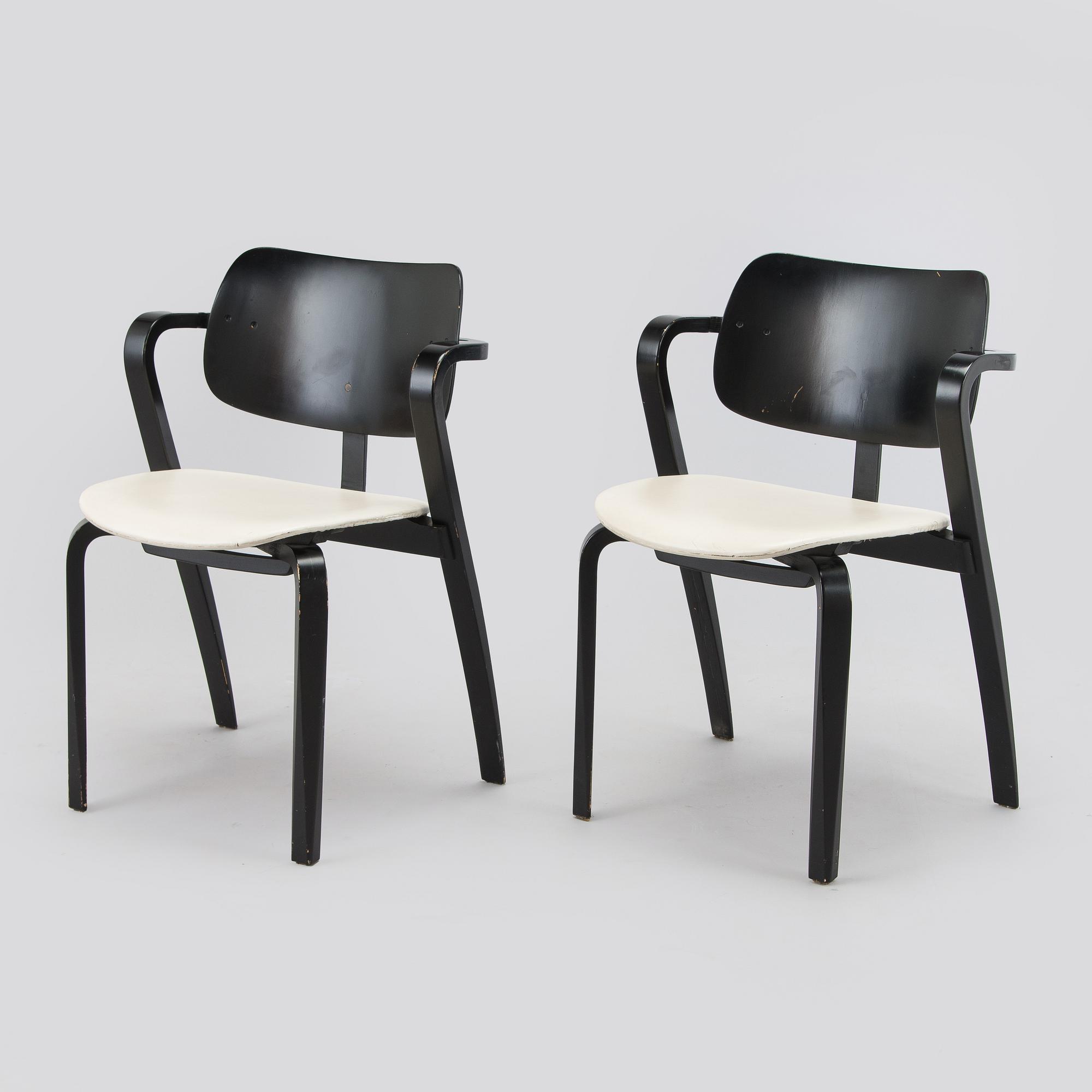 Ilmari Tapiovaara, a set of six 1960s 'Aslak' armchairs for Asko, Finland.