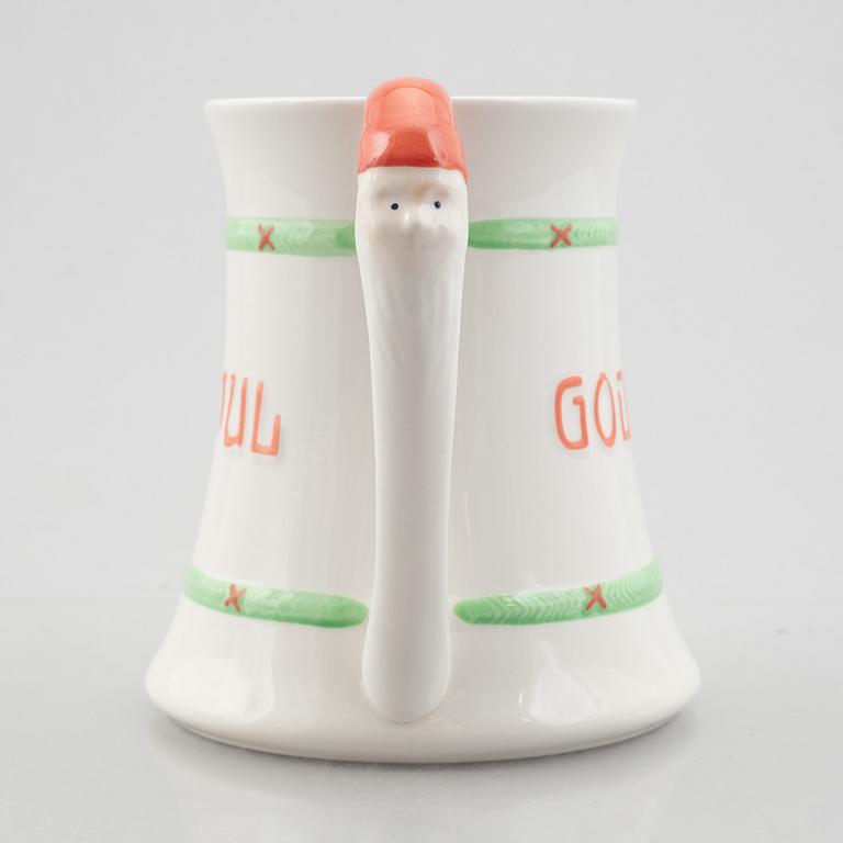 A 62-piece Christmas "God Jul" porcelain dinner service, Rörstrand/old Gustavsberg, Sweden.