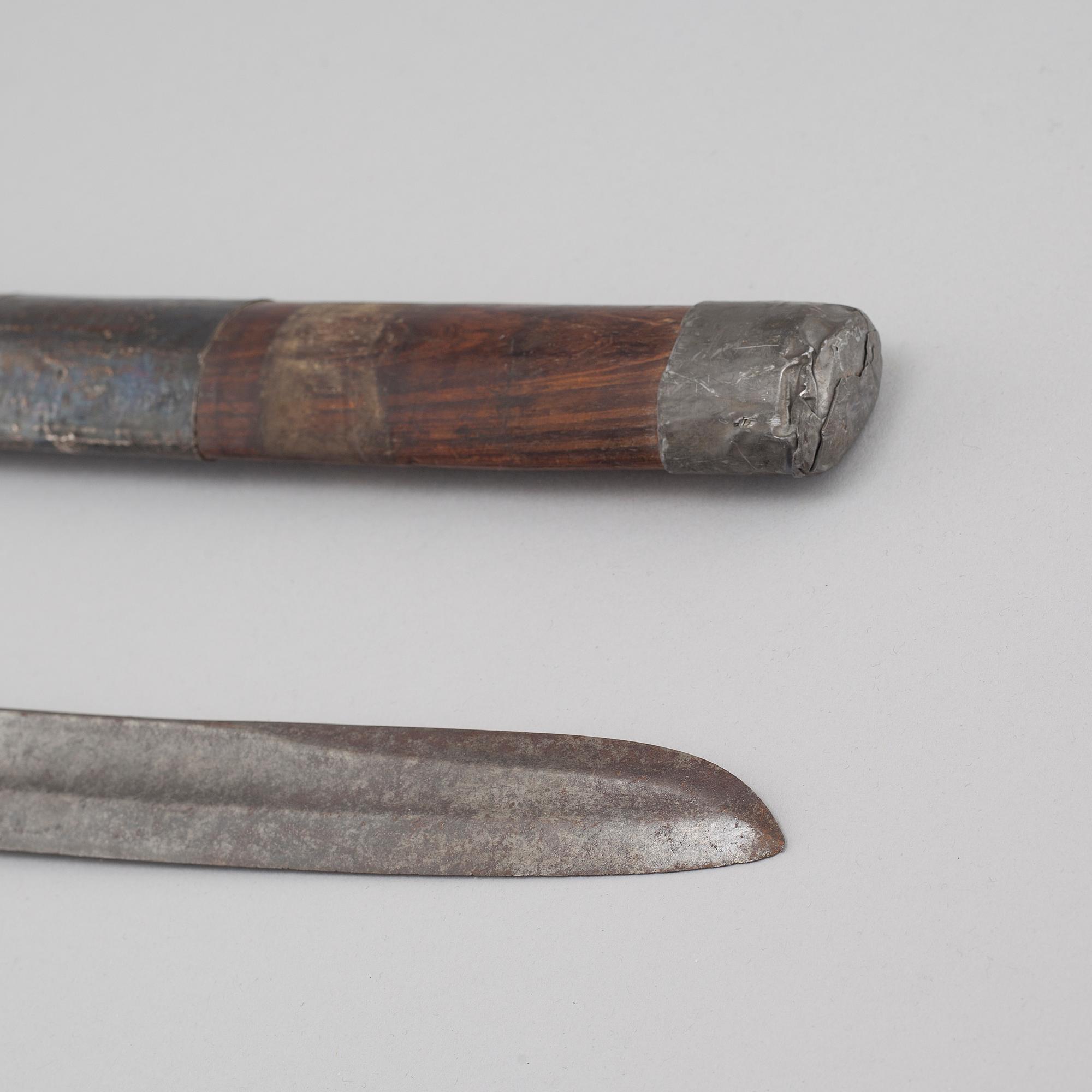 A Javanese luwuk sword, probably from the 19th century.