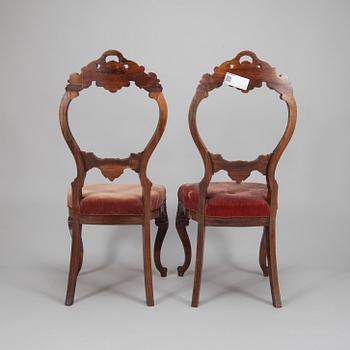 STOLAR, ett par, rokokostil, Ryssland 1800-talets slut.