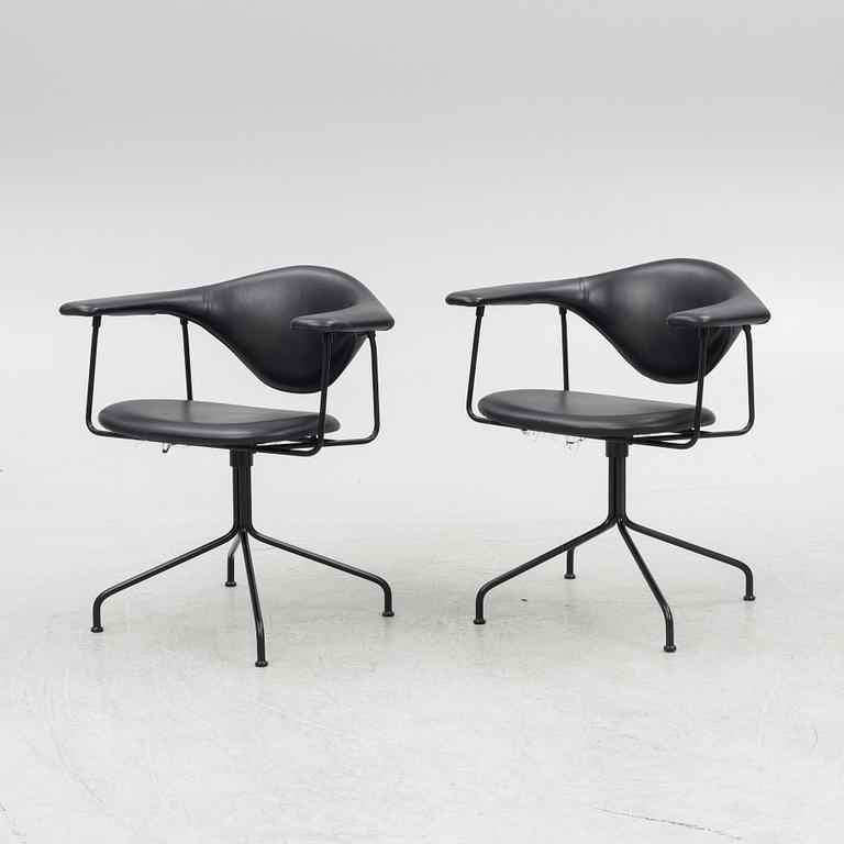 GamFratesi, a pair of 'Masculo' chairs, Gubi, Danmark.