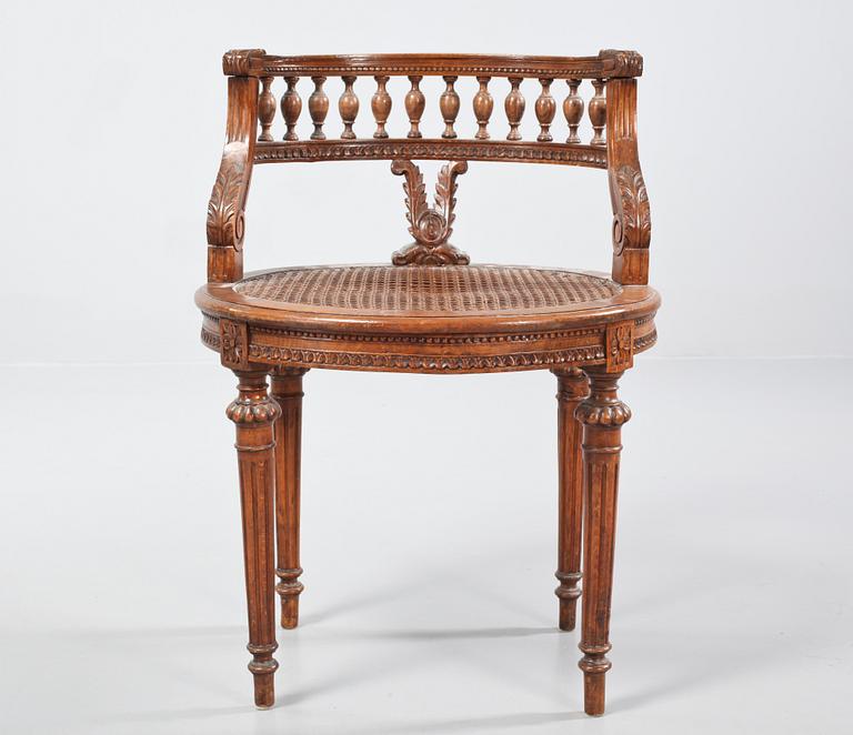 STOL, Louis XVI-stil, 1800/1900-tal.