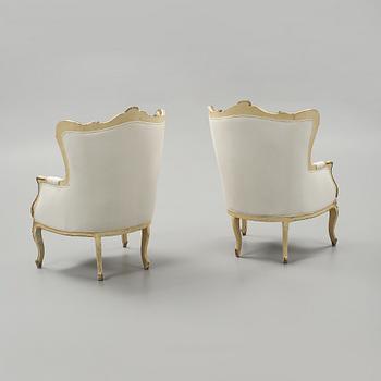 BERGERER, ett par, louis quinze-stil, 1900-talets första del.