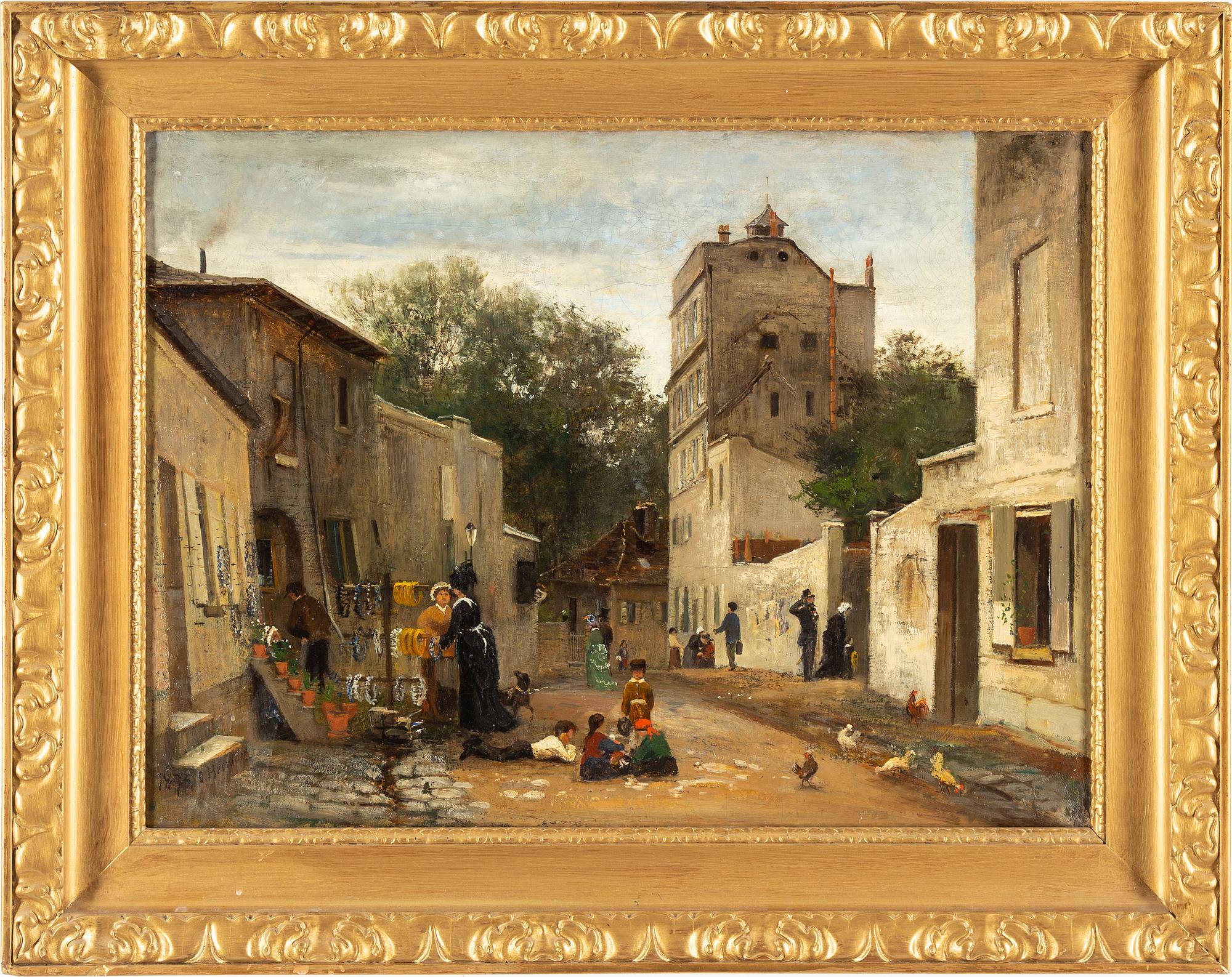 OLOF HERMELIN, oil on canvasm signed and dated 1875.