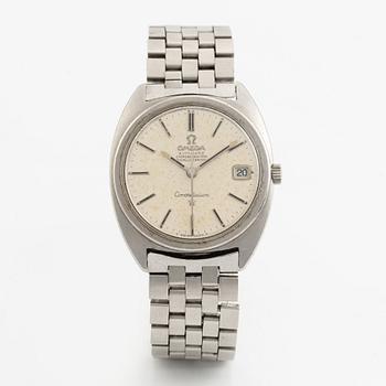 Omega, Constellation, "C", "Linen Dial", armbandsur, 35 mm.