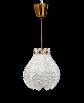 TAKLAMPA, Orrefors, 1900-talets mitt.