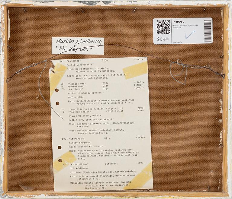 Martin Lindberg, 'På väg ut'.