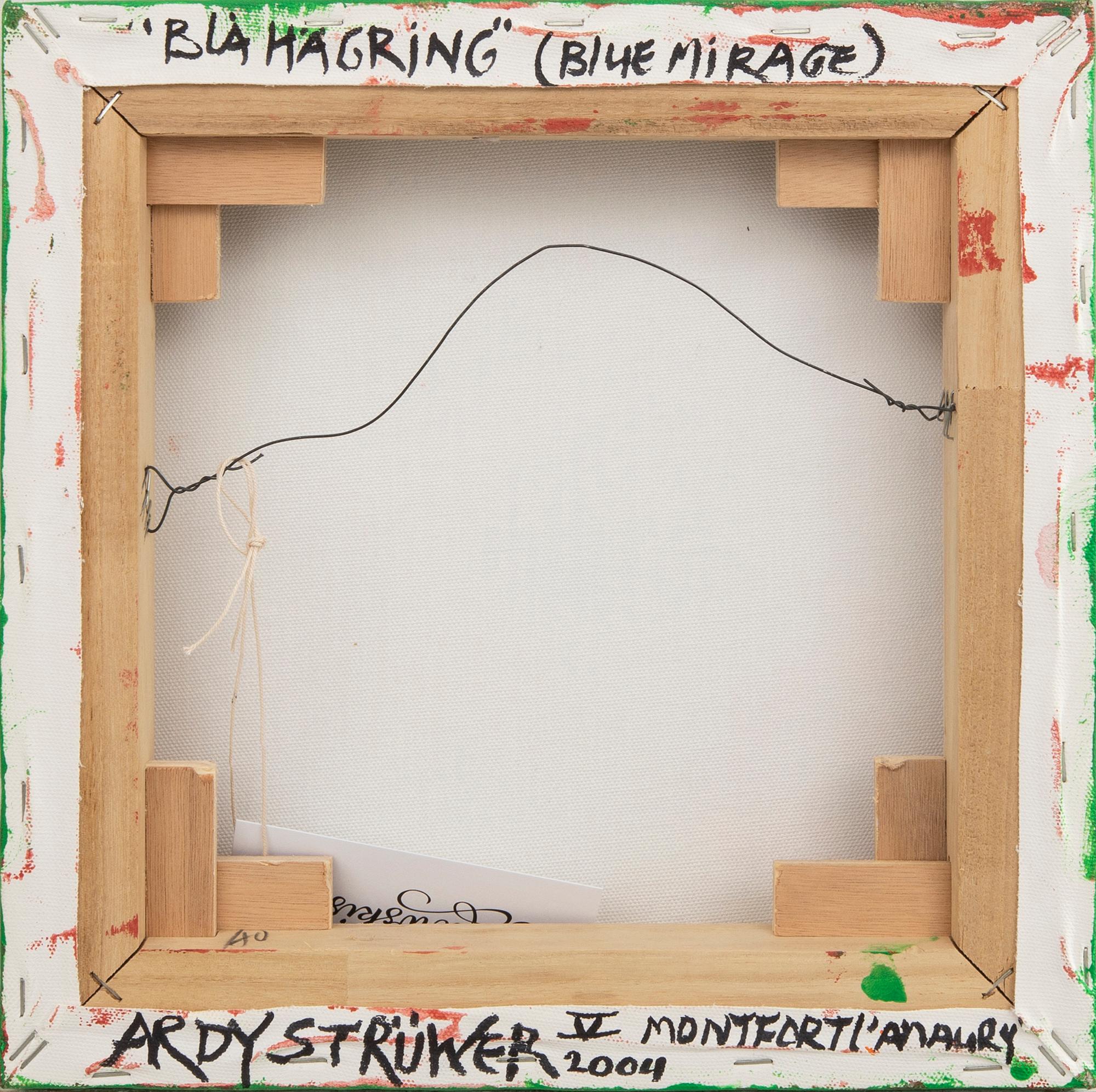 Ardy Strüwer,  "Blå hägring (Blue mirage)".
