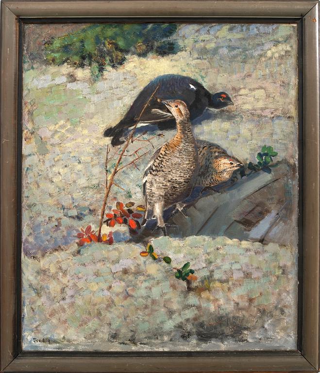 Tor Fredlin olja på duk signerad.