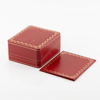 Cartier, Table clock/alarm clock, 75 x 87 mm.