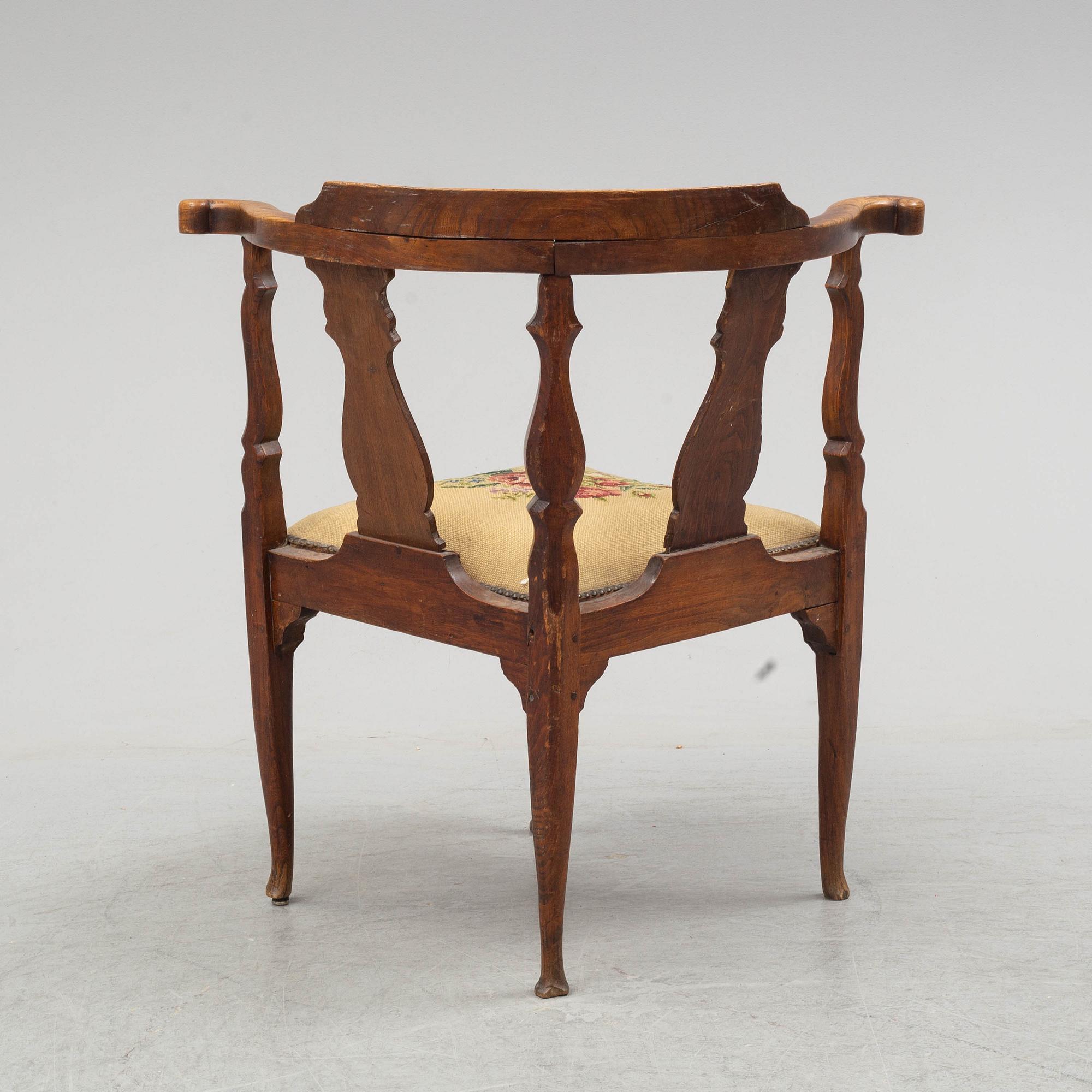 An 18th century chair.