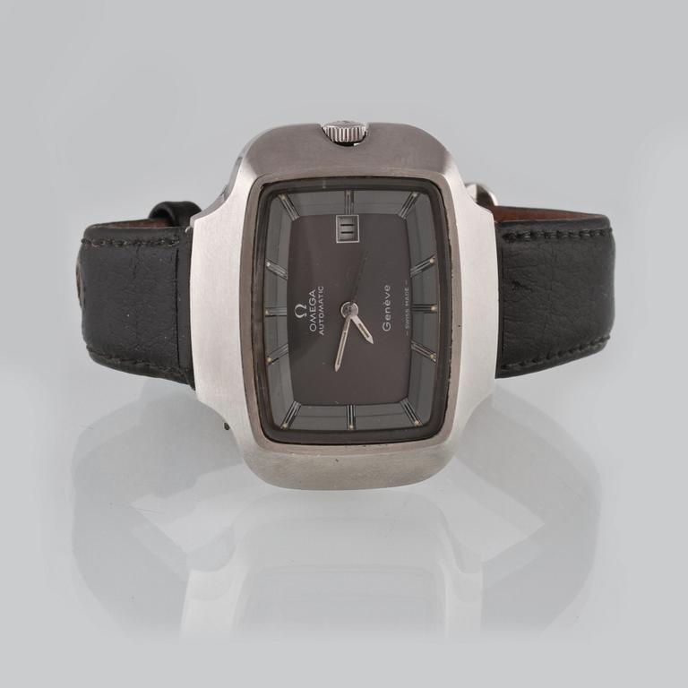 ARMBANDSUR, stål, Omega, "Geneve".