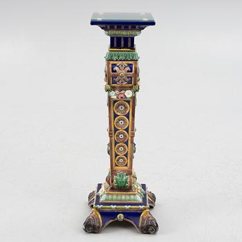A pedestal, Gustafsberg, 1885.