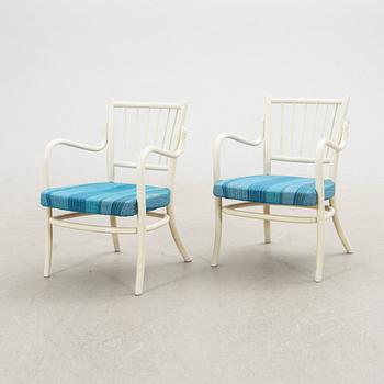 Armchairs, a pair, Thonet, 20th century.