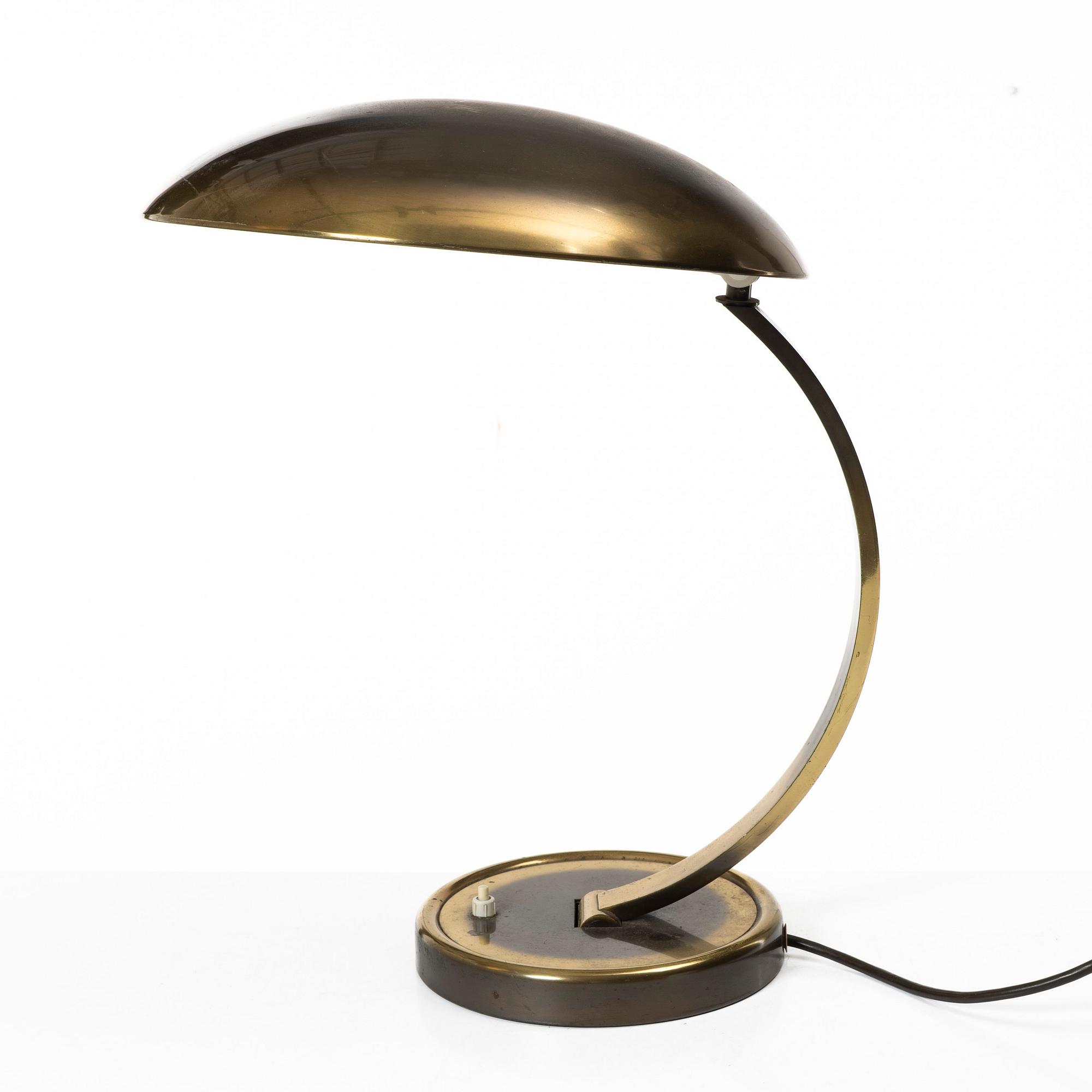 Christian Dell, a table lamp, model 6751, Gebr. Kaiser & Co, Germany, 1930s.