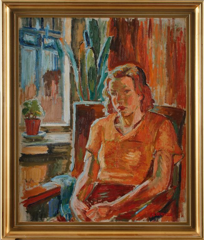 BIRGER BERNDTSON, olja på duk, signerad.