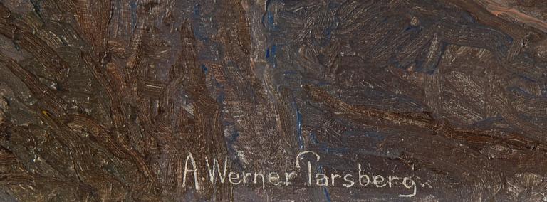A. Werner Parsberg, oil on canvas, signed.