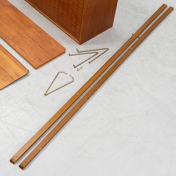 Poul Cadovius, a teak veneered 'Royal System' shelf system, Denmark,