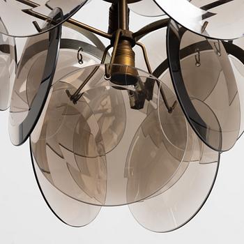 Ceiling lamp, Italy, second half of the 20th century.