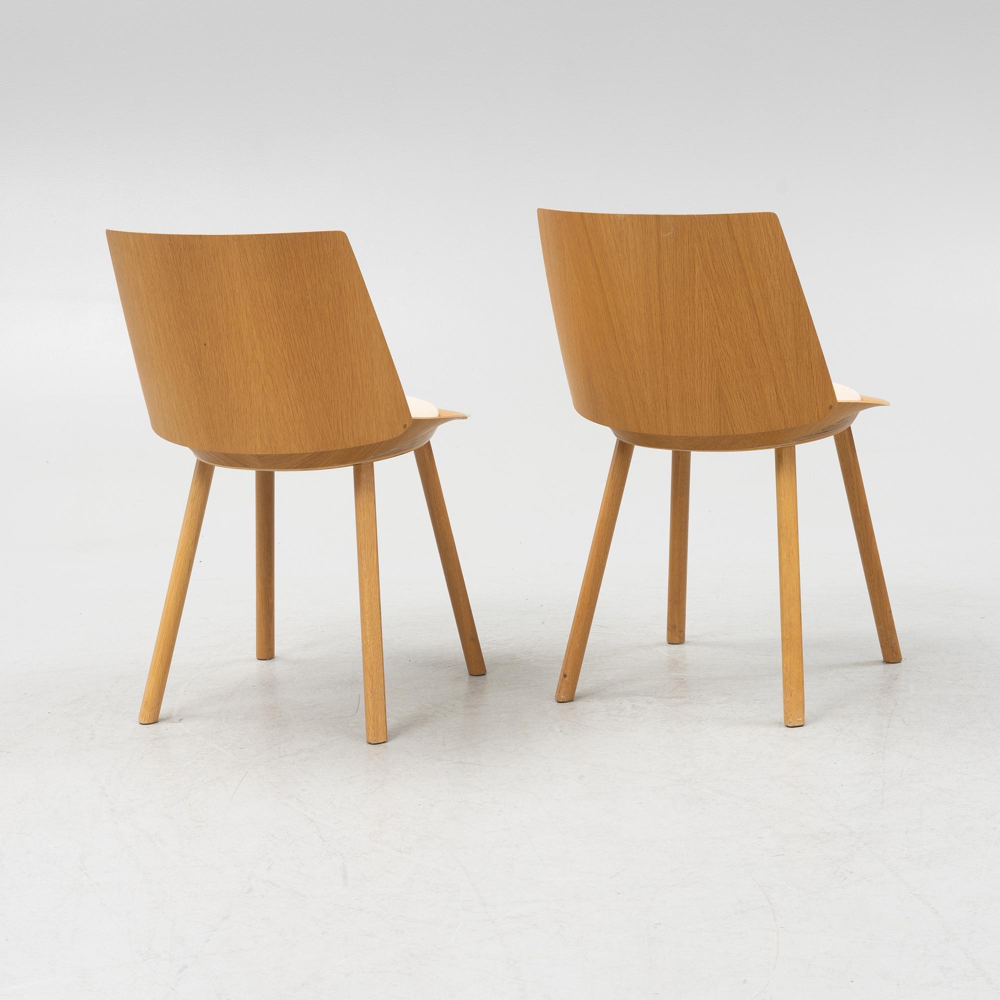 Stefan Diez, chairs, 5 pcs, "E15 Houdini", reportedly purchased in 2012.
