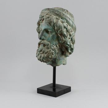 SKULPTUR, patinerad metall, 1900-tal.