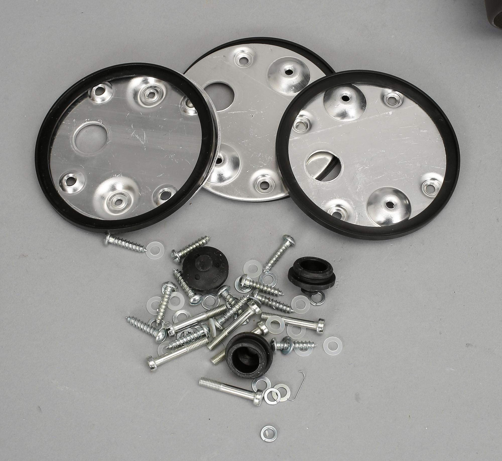 TAKLAMPOR, 3 stycken, Böhlmarks, 1930-tal.