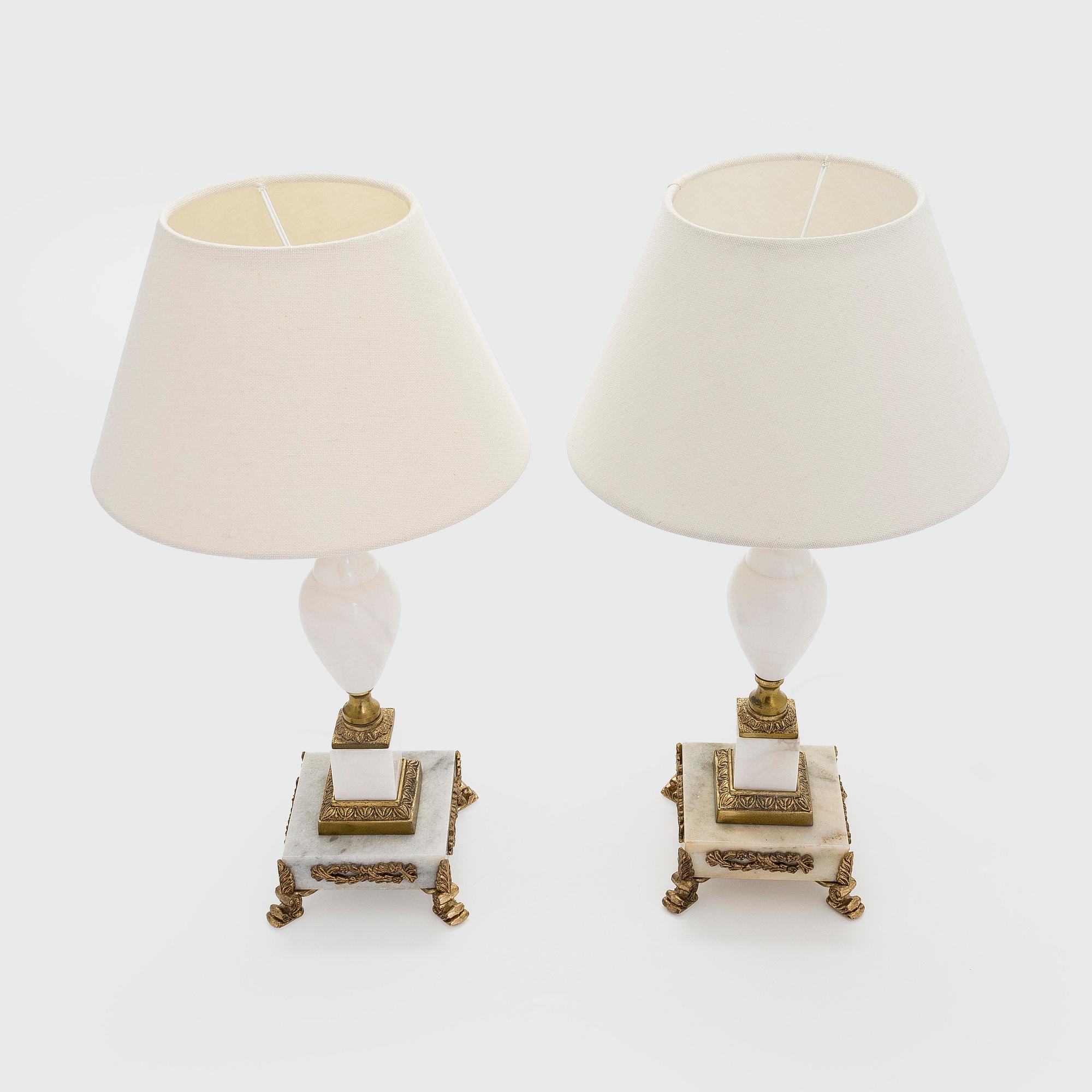 A pair of 1960/70s tablelamps.