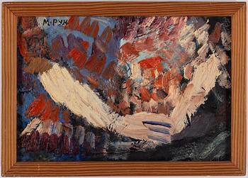 MADELEINE PYK, oil on panel, signed M Pyk.