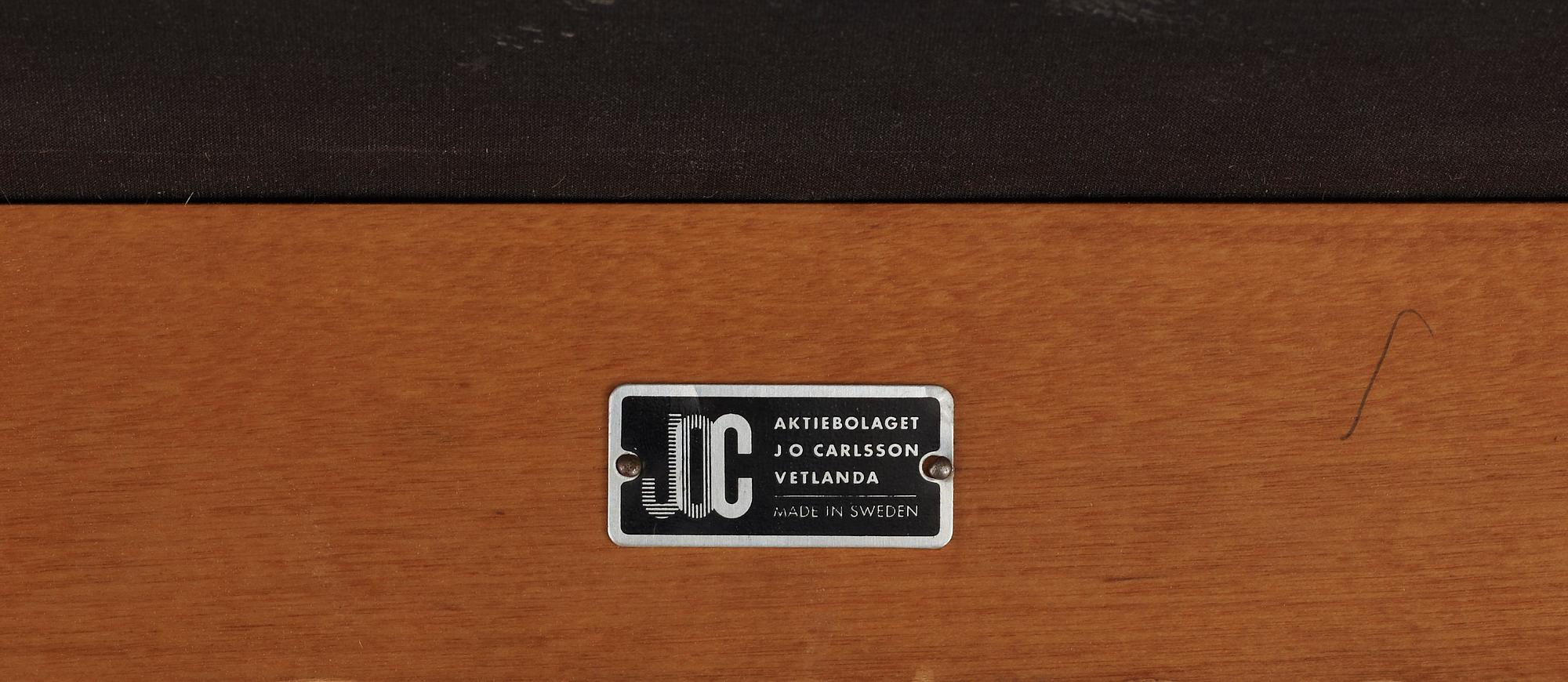 FÅTÖLJ, Karl-Erik Ekselius, JOC Möbler, Vetlanda, 1900-talets andra hälft.