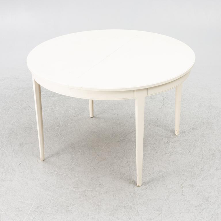 Carl Malmsten, matbord, "Herrgården" samt sex stolar "Nya Guldheden", Bodafors samt Åfors Möbelfabrik.