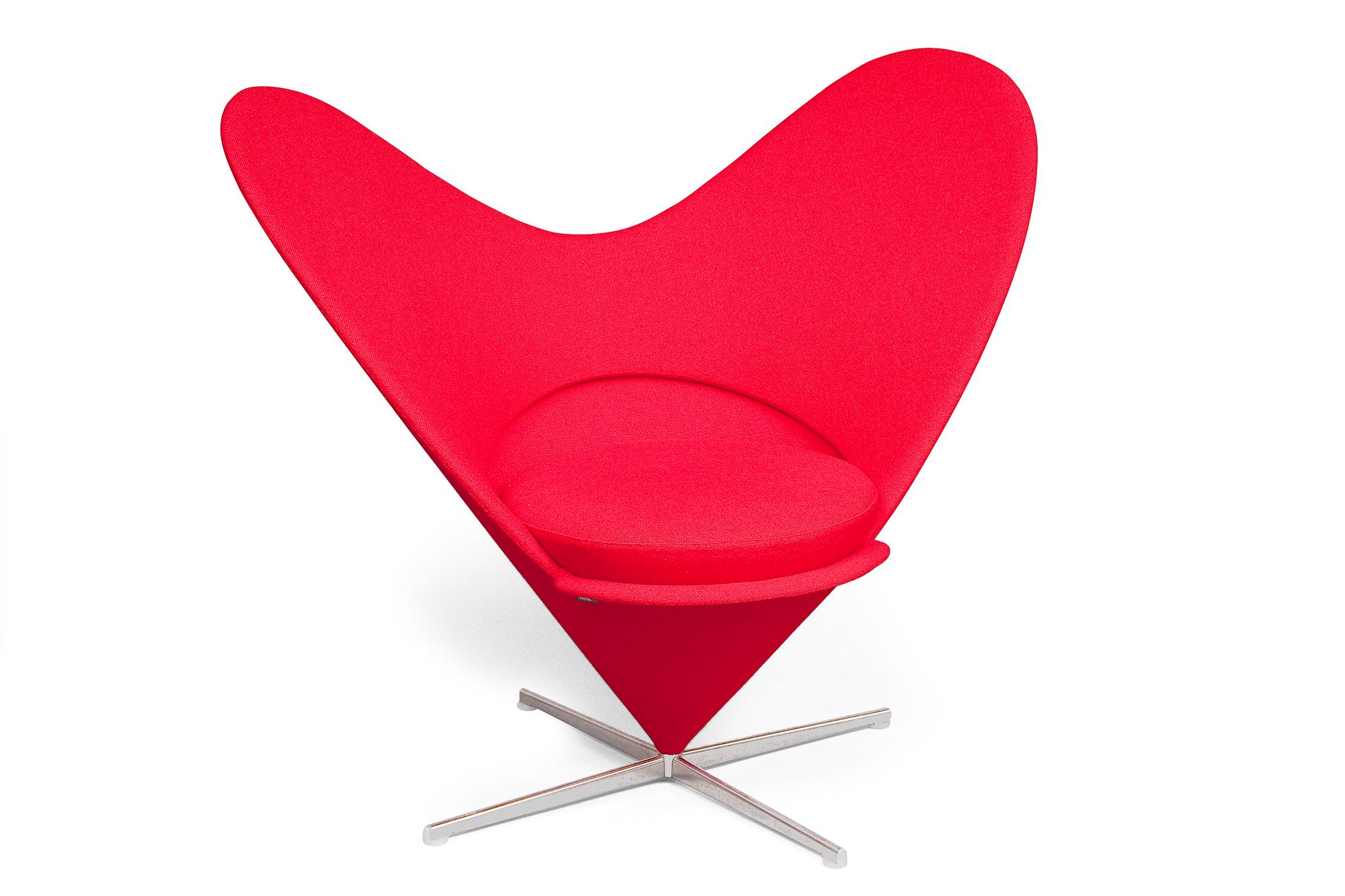 Verner Panton, "HEART CONE" STOL.