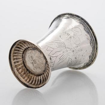 Petter Törnqvist, bägare, silver, Tavastehus 1796.