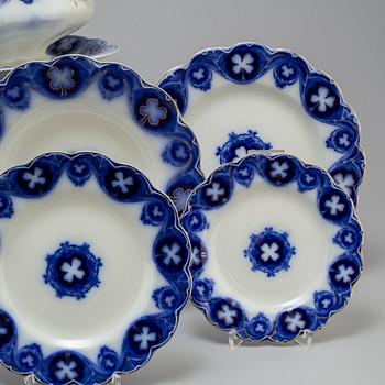 A part 'Savoy' earthenware dinner service, England, Johnson & Bros (86 pieces).