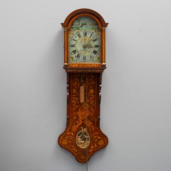 A Dutch wall clock, first half of the 19th century.