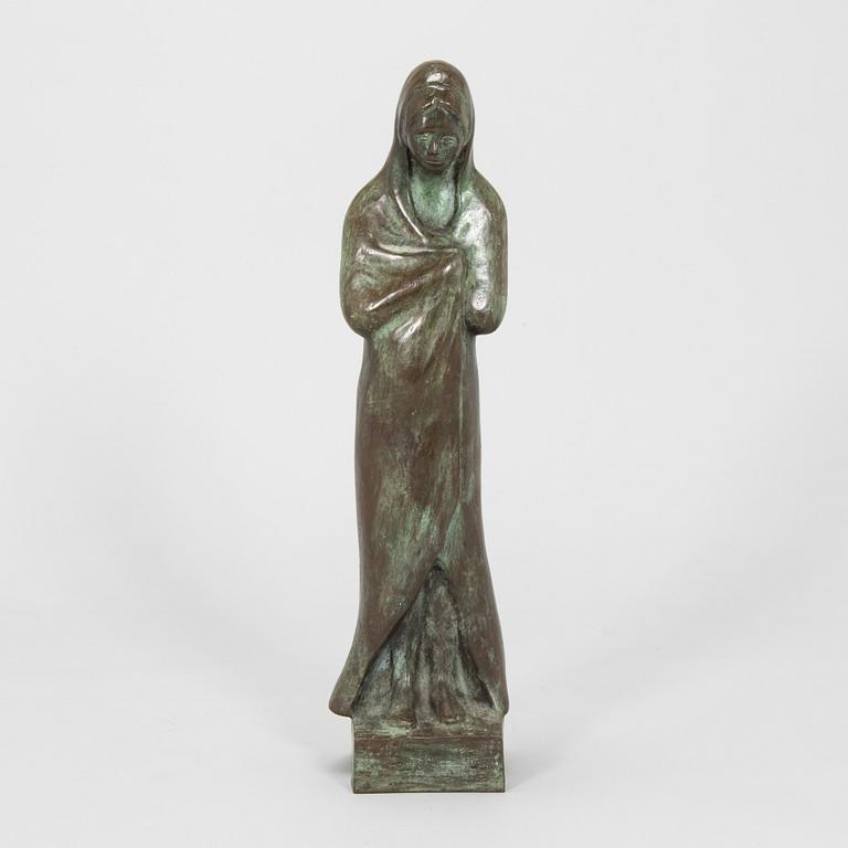 okänd skulptör, 1900-tal, kvinnofigur.