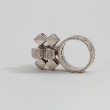 A ring by Cecilia Johansson, Göteborg, 1971.