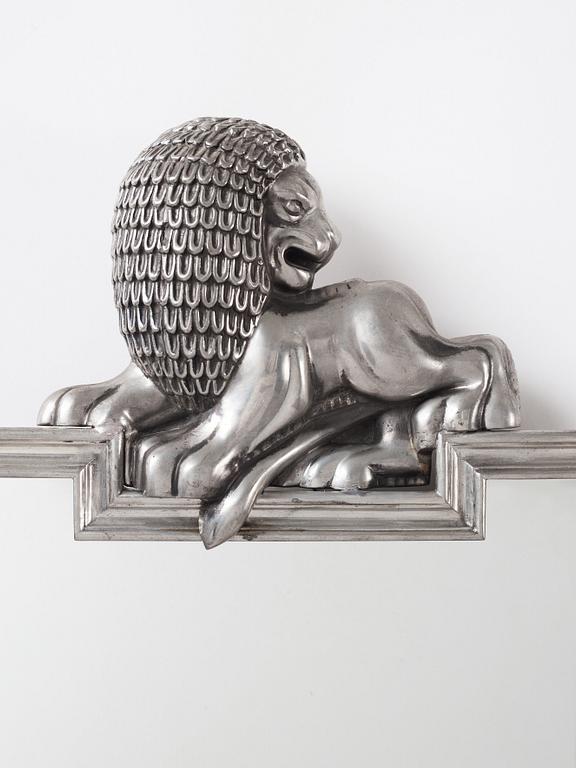 Anna Petrus, An Anna Petrus pewter mirror, Svenskt Tenn, Sweden 1929.