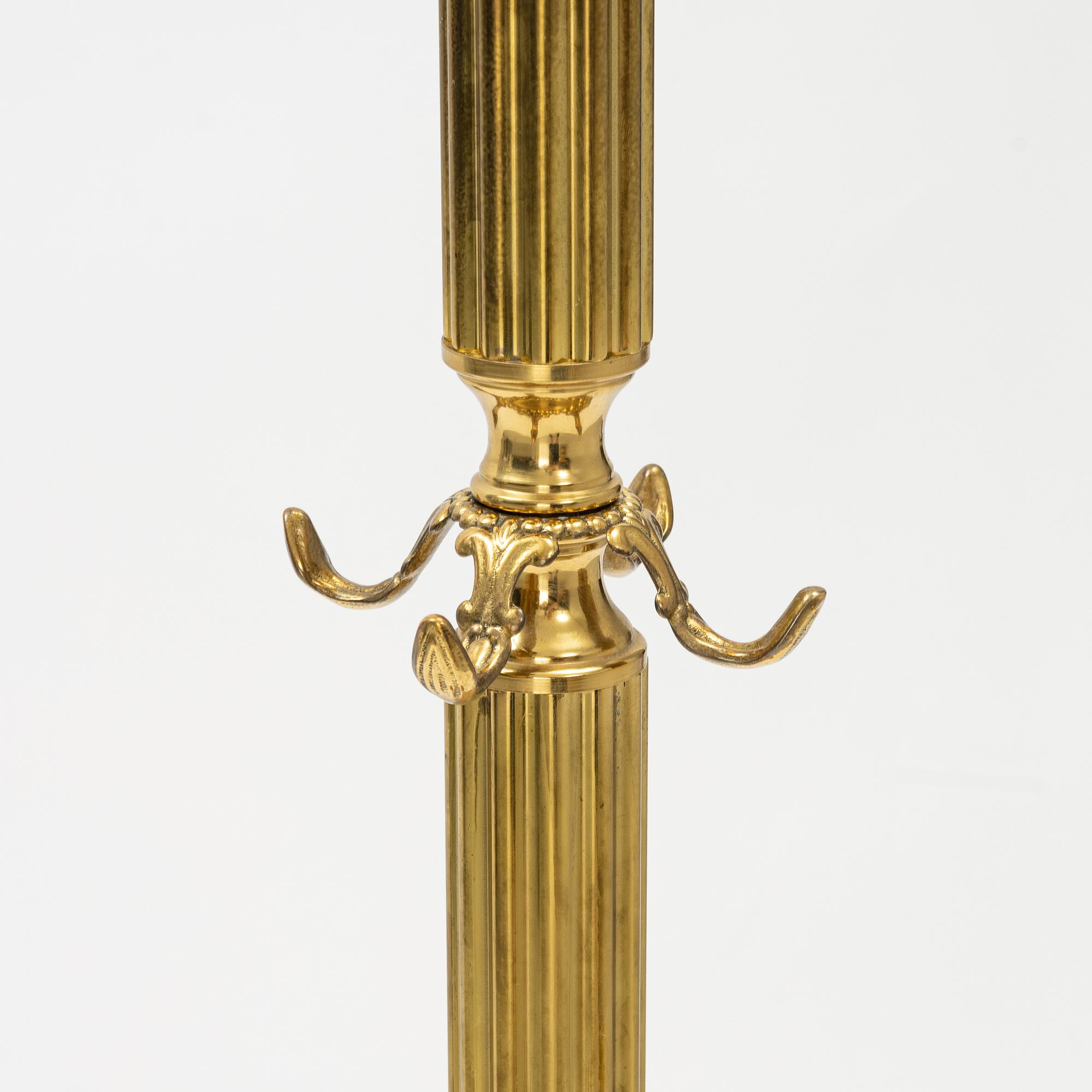 A brass coat hanger, second half of the 20th Century.