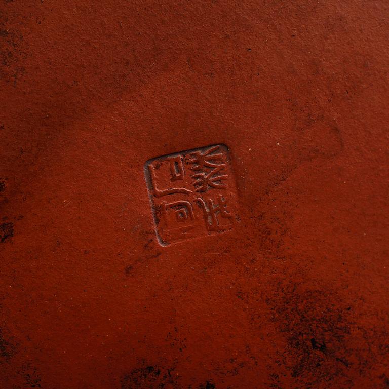 TEKANNA, terracotta, Kina, 1900-/2000-tal.