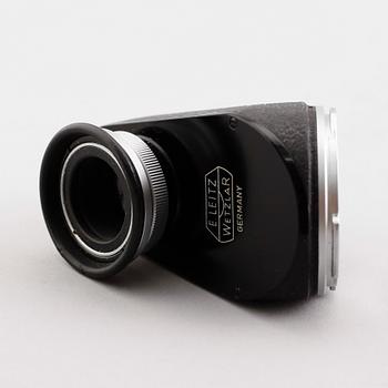 KAMERA med OBJEKTIV och VISOFLEX I, 1+3+1, Leica IIIg, nr. 877 071, Ernst Leitz, GMBH Wetzlar, Tyskland. 1957.