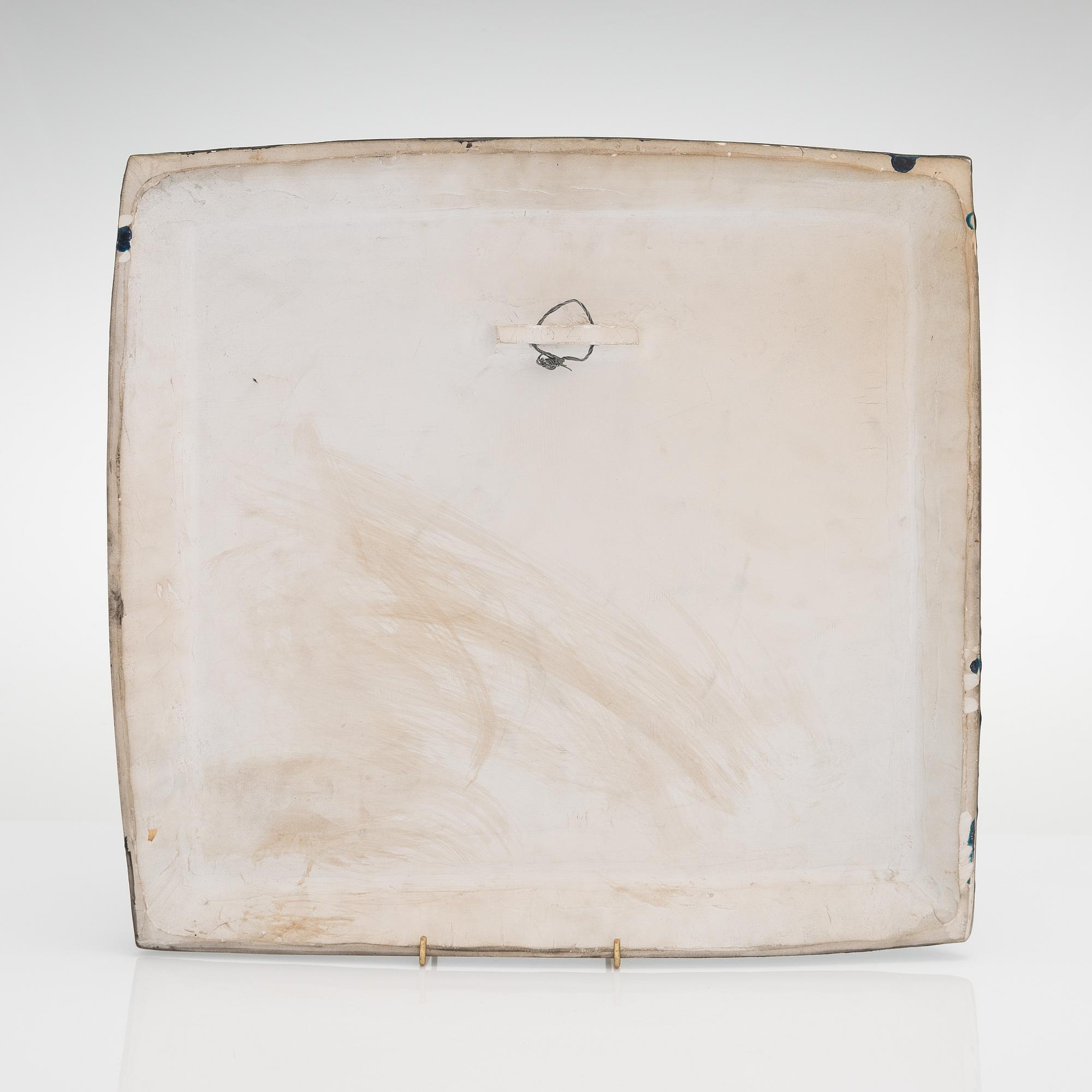 BIRGER KAIPIAINEN, a stoneware relief signed Kaipiainen.