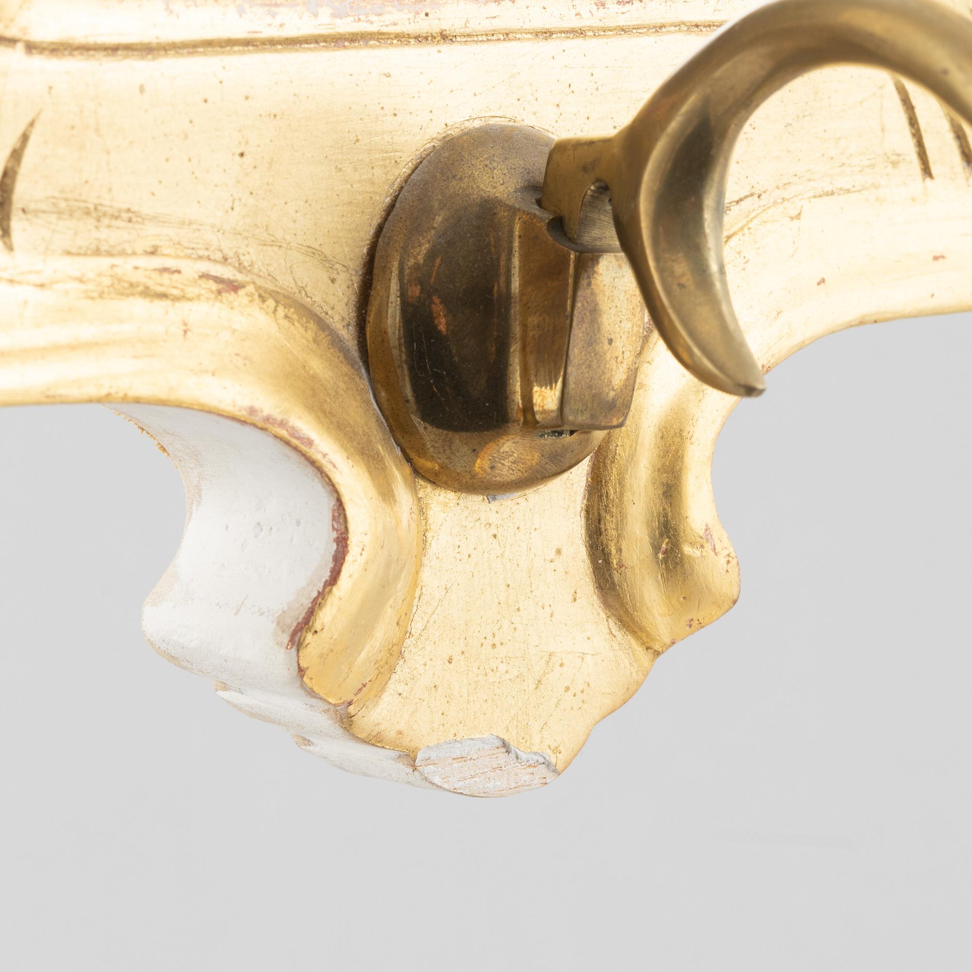 A pair of 'Regnaholm' mirror sconces, IKEA's 18th-century series, 1990s.