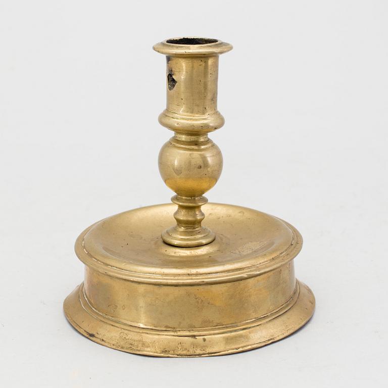 LJUSSTAKE, brons, 1600-tal.