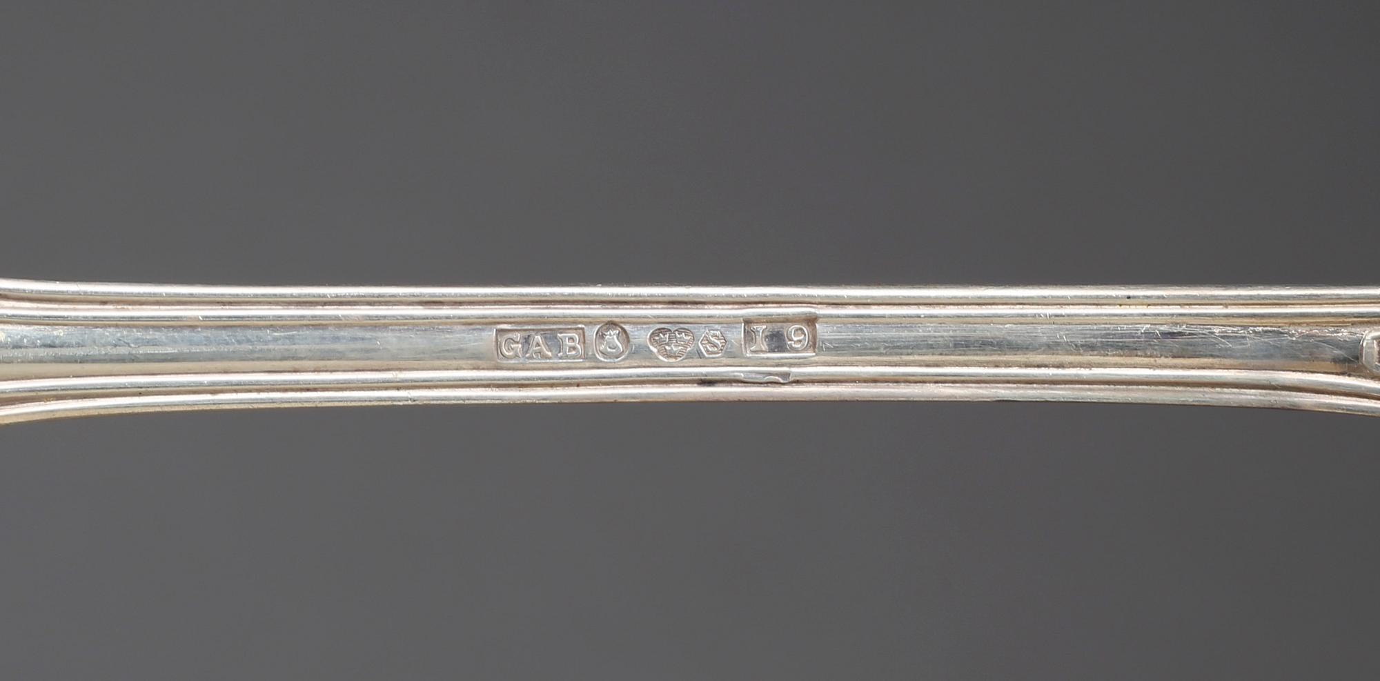 BESTICKSUPPSÄTTNING, 91 delar, silver, GAB, bl a 1975. Tot ca 3800 g.