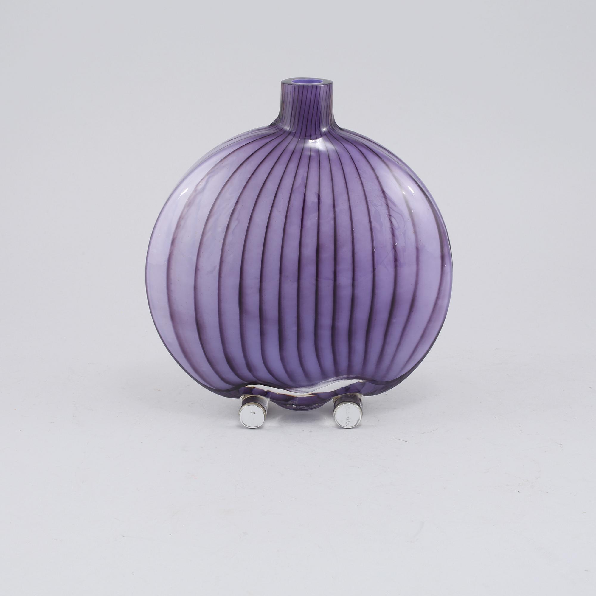 FLASKA/VAS, glas, Kjell Engman, Kosta Boda, 1900/2000-tal.